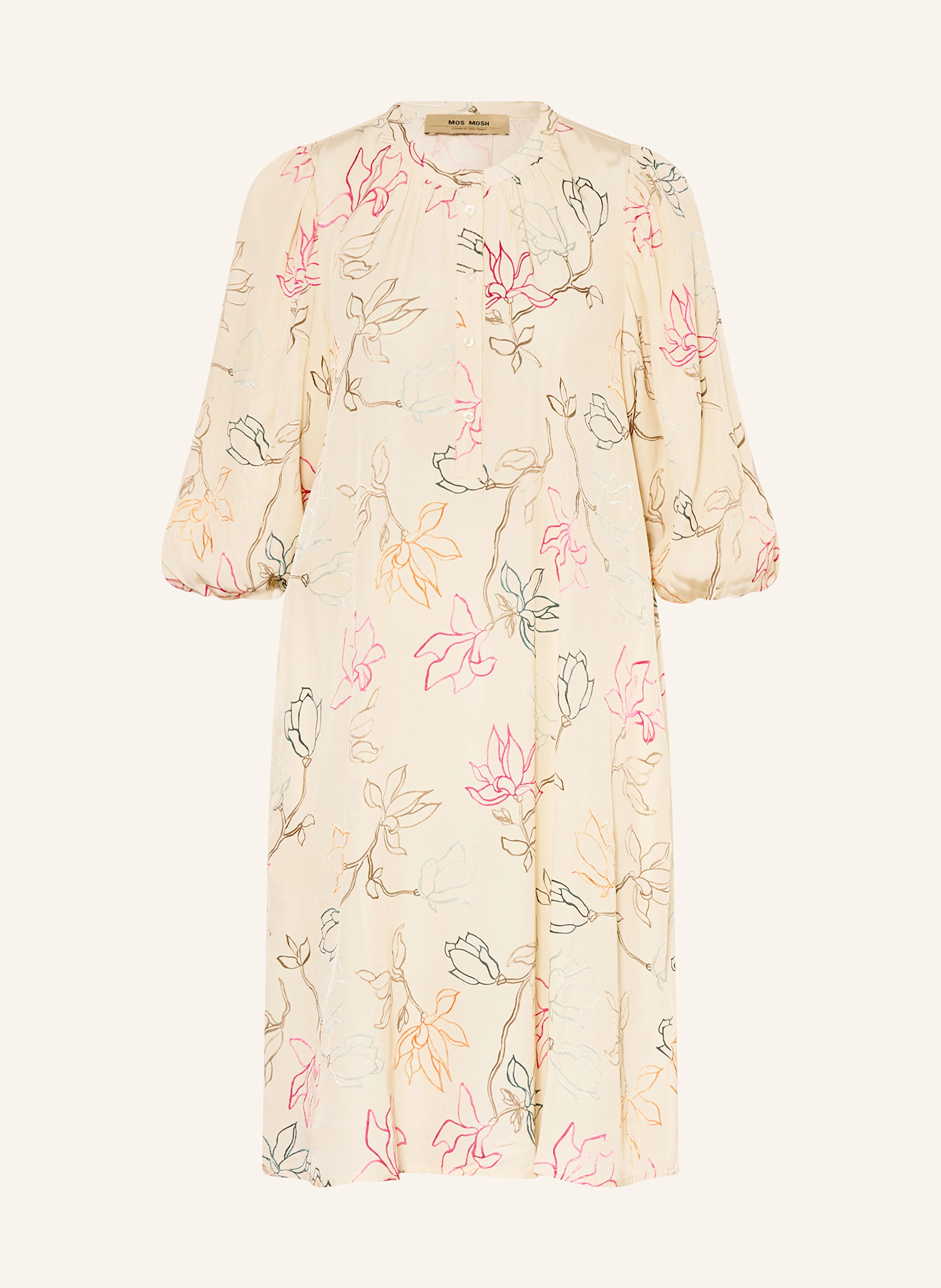 MOS MOSH Jacquard-Kleid MMIQALA mit 3/4-Arm