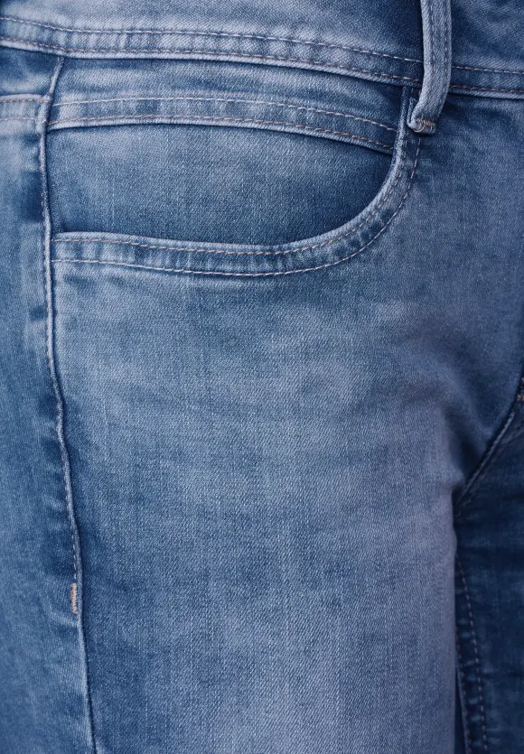 Slim Fit Jeans - light blue random wash