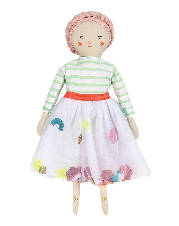 Stoff-Puppe MATILDA (49cm) in bunt