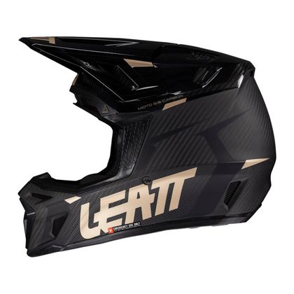 Casque cross Leatt 9.5 CARBON AVEC MASQUE 6.5 IRIS 2025 - Noir