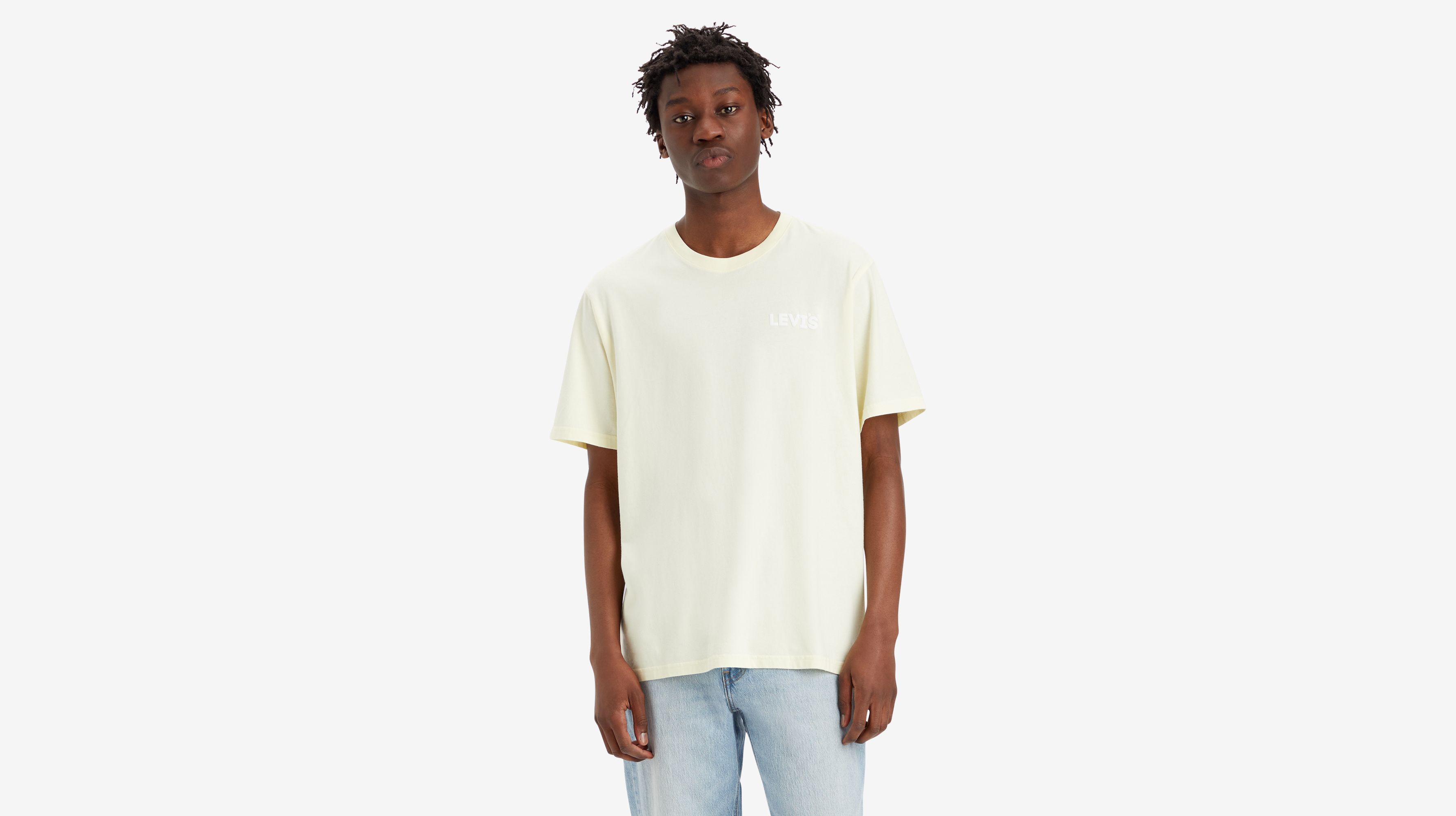T-shirt graphique Relaxed - Headline Pear Sorbet - Jaune