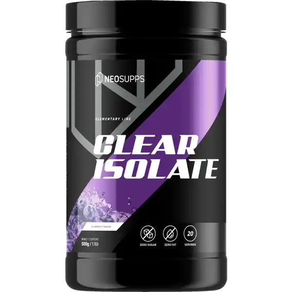 Clear Isolate Blueberry