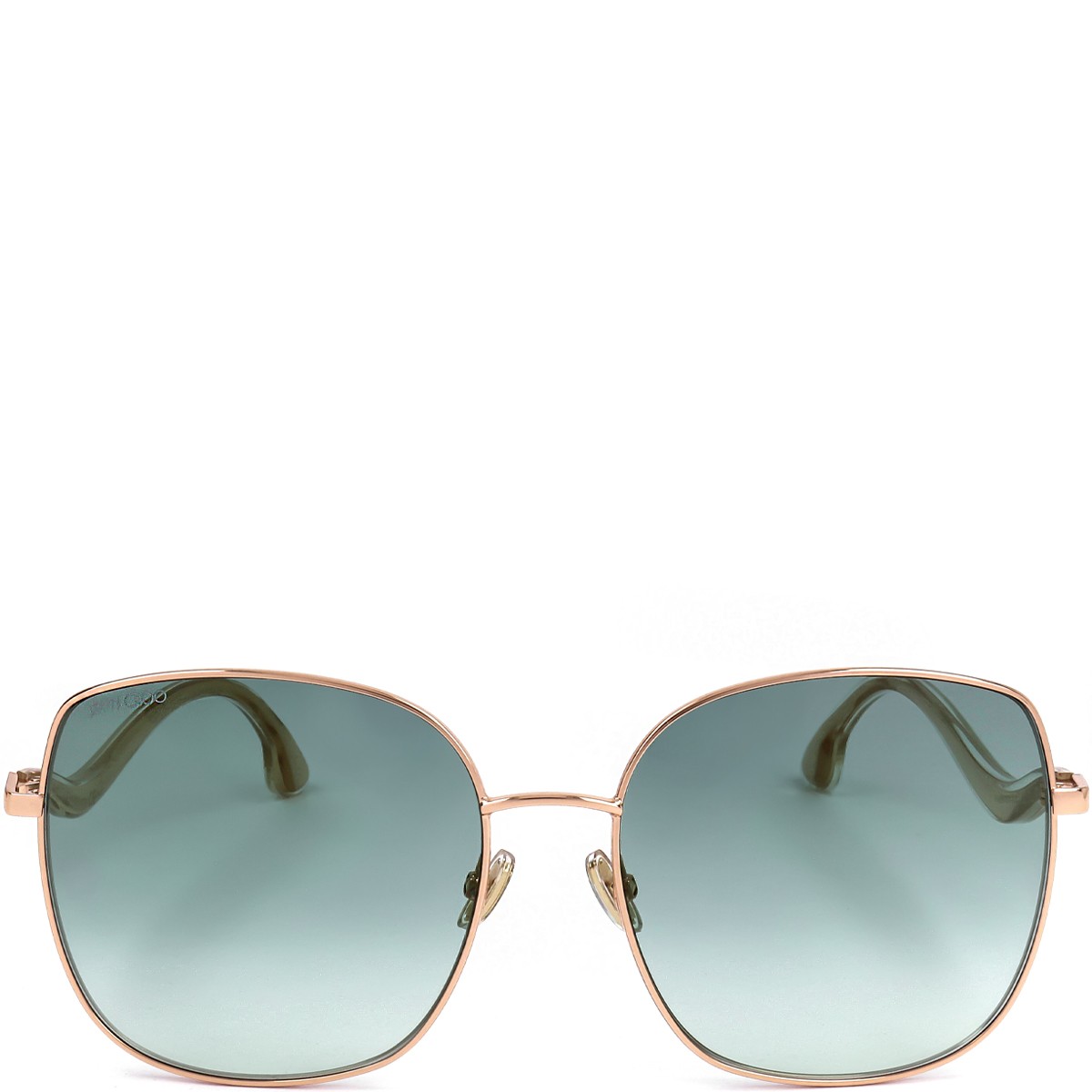 Jimmy Choo - Lunettes de soleil - Catégorie 2 - Doré