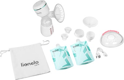 Lionelo Fidi Plus Brystpumpe Singel, White