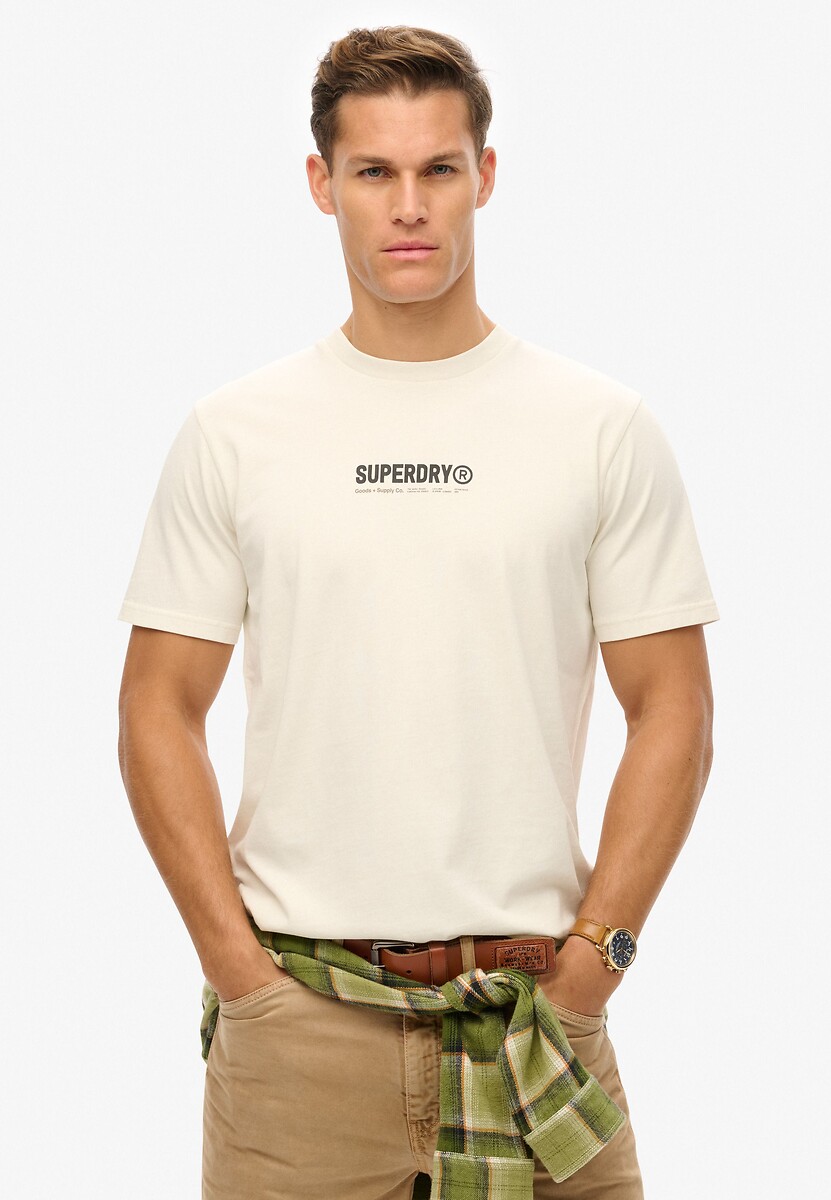 SUPERDRY<br>Camiseta esportiva de gola redonda utilitária