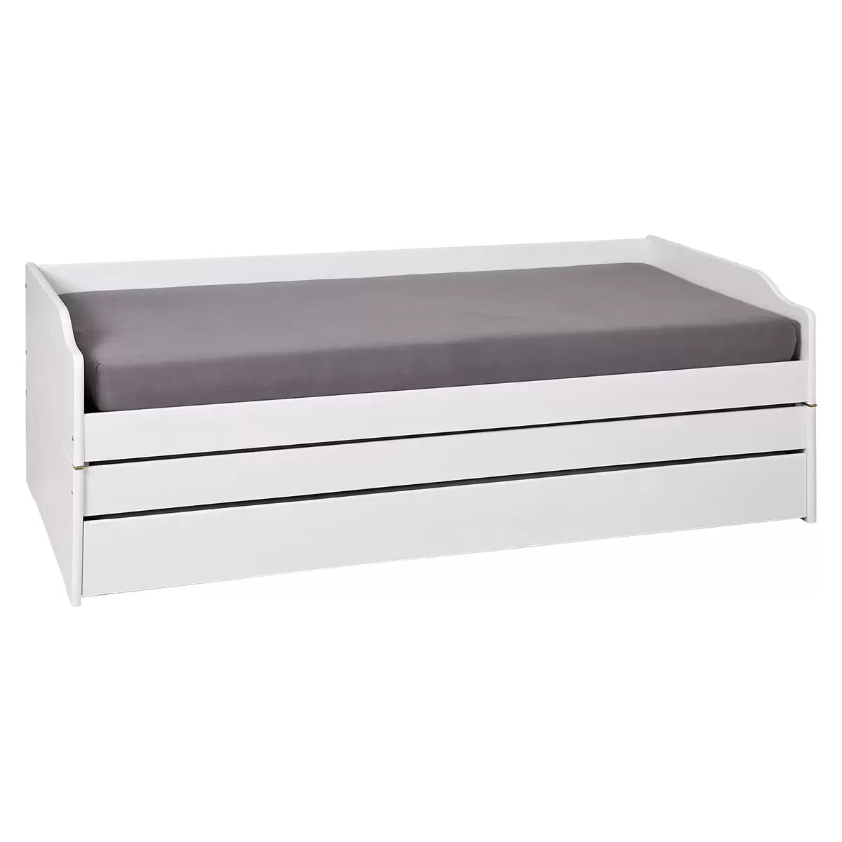 Funktionsbett Lotar 90x200 weiss