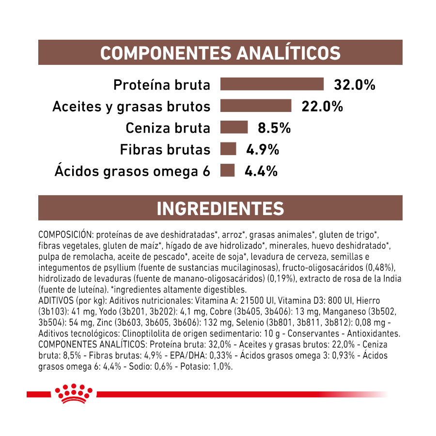 Ração veterinária Royal Canin para o trato gastrointestinal de gatos