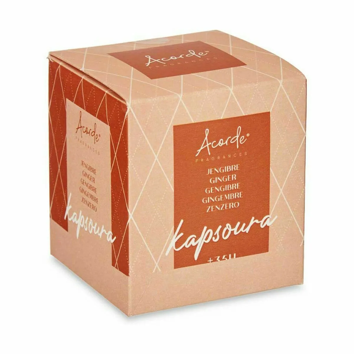 Acorde Bougie Parfumée Gingembre 12 Unités
