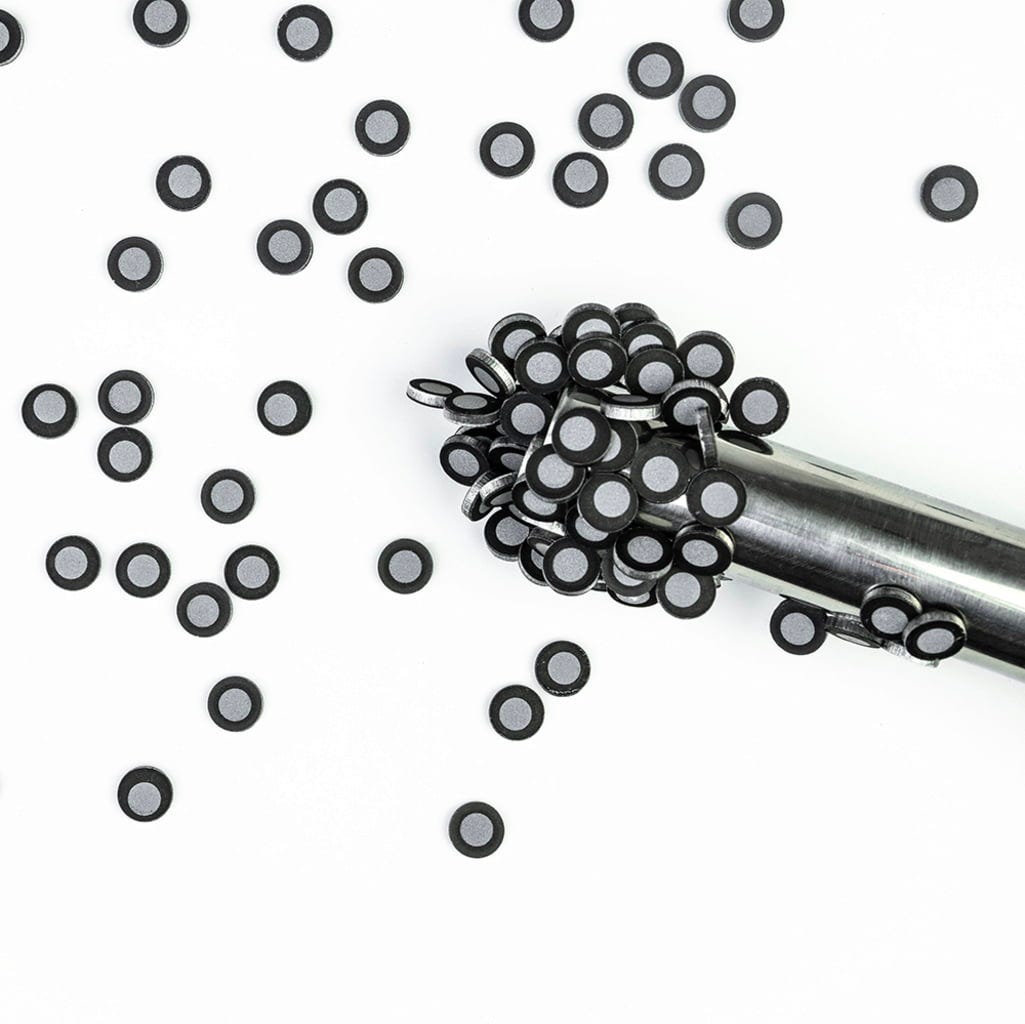 AESUB  AESUBdots confetti, 6 mm, exkl. Magnet Stick (100 Stk)    Wiederverwendbare Referenzpunkte für professionelle Scanarbeiten mit hoher Effizienz