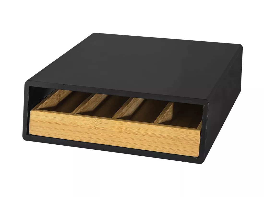 Boîte de Rangement à Tiroir pour Capsules de Thé et café Boîte à Capsules de Café, FRG280-Sch