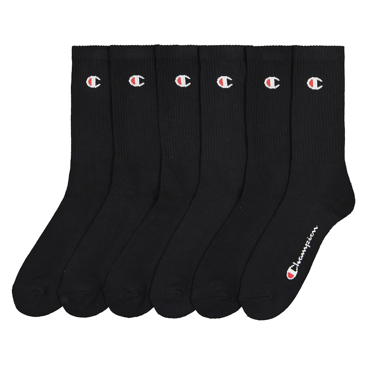 CHAMPION<br>Conjunto de 3 pares de meias, logotipo pequeno