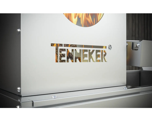 Tenneker® Asado houtskoolgrill AURORA TW inclusief zijplank, hittebestendige stenen & houtskoolschep