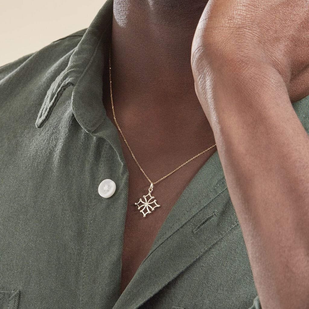 Pendentif Dajo Croix Occitane Or Jaune