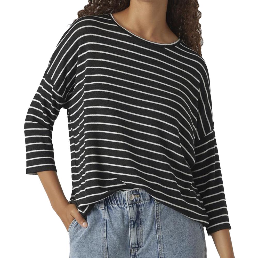 Vero Moda Pull Noir/Blanc Femme Vero Moda Brianna