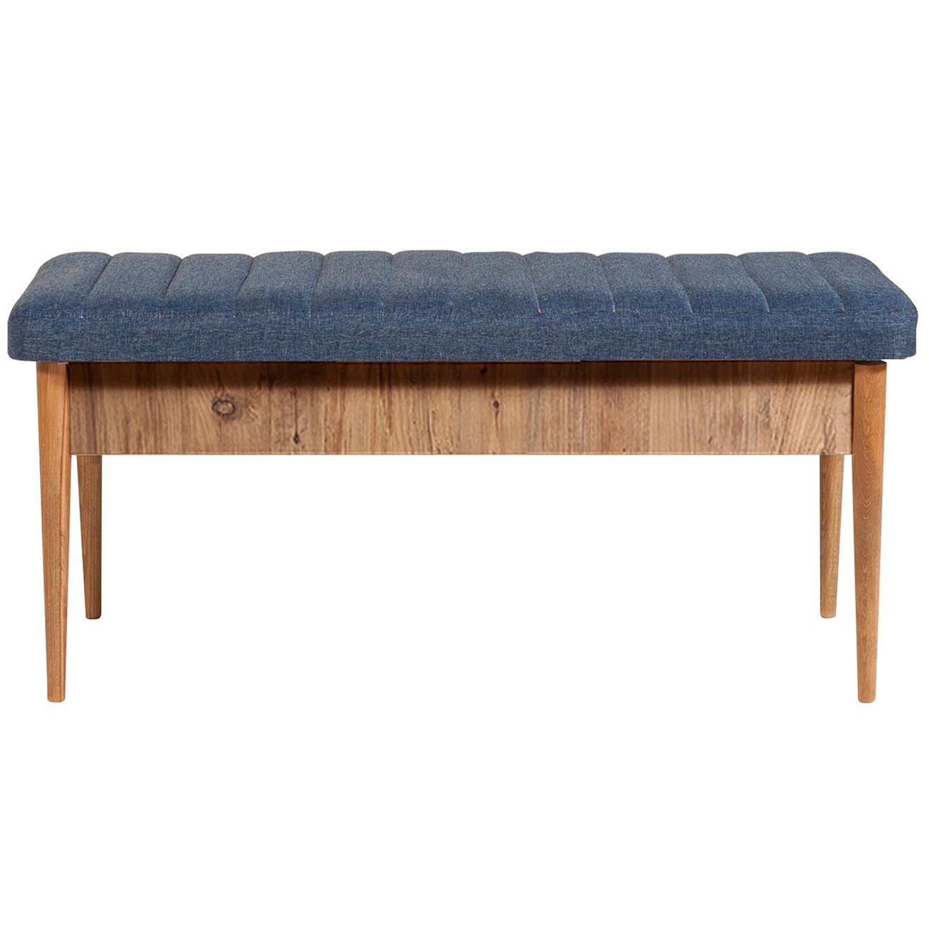 Homitis Ensemble Table + 2 Chaises + 2 Bancs Vina 1048 beige/bleu foncé