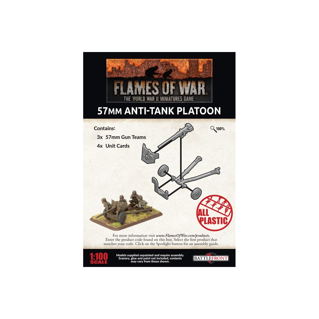 Flames of War - 57mm Anti-tank Platoon