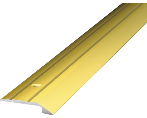 Eindprofiel, aluminium, goud, geperforeerd, 30 x 1000 mm