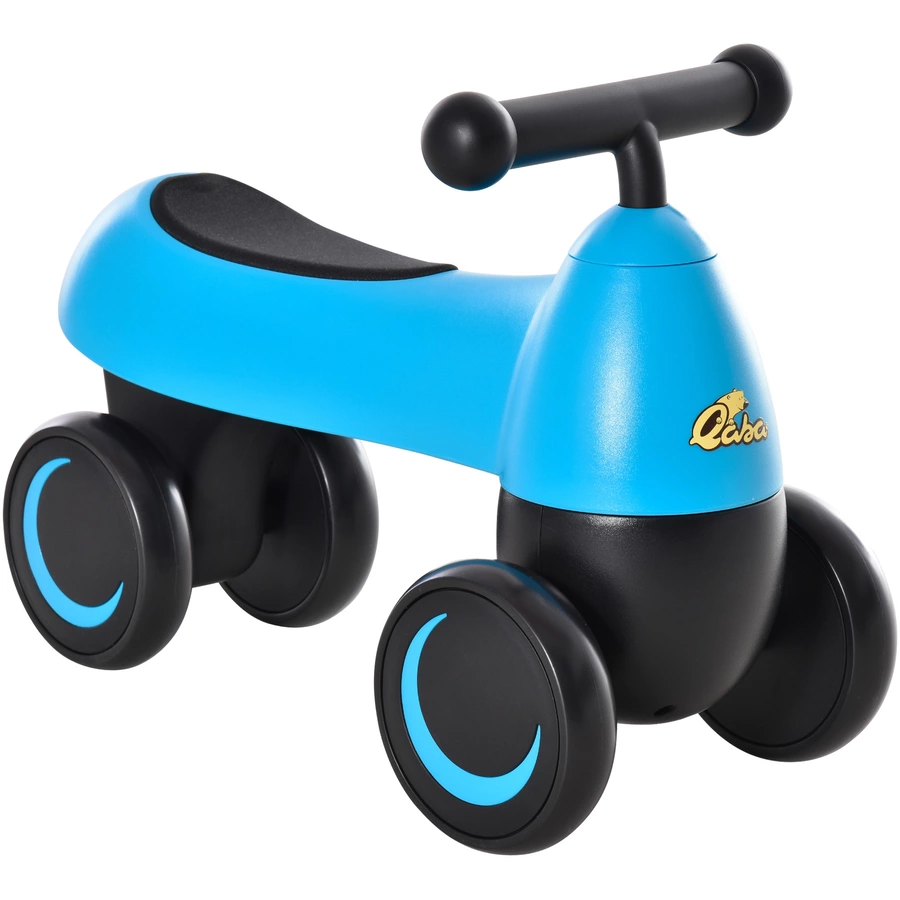 HOMCOM Rutschauto blau und schwarz