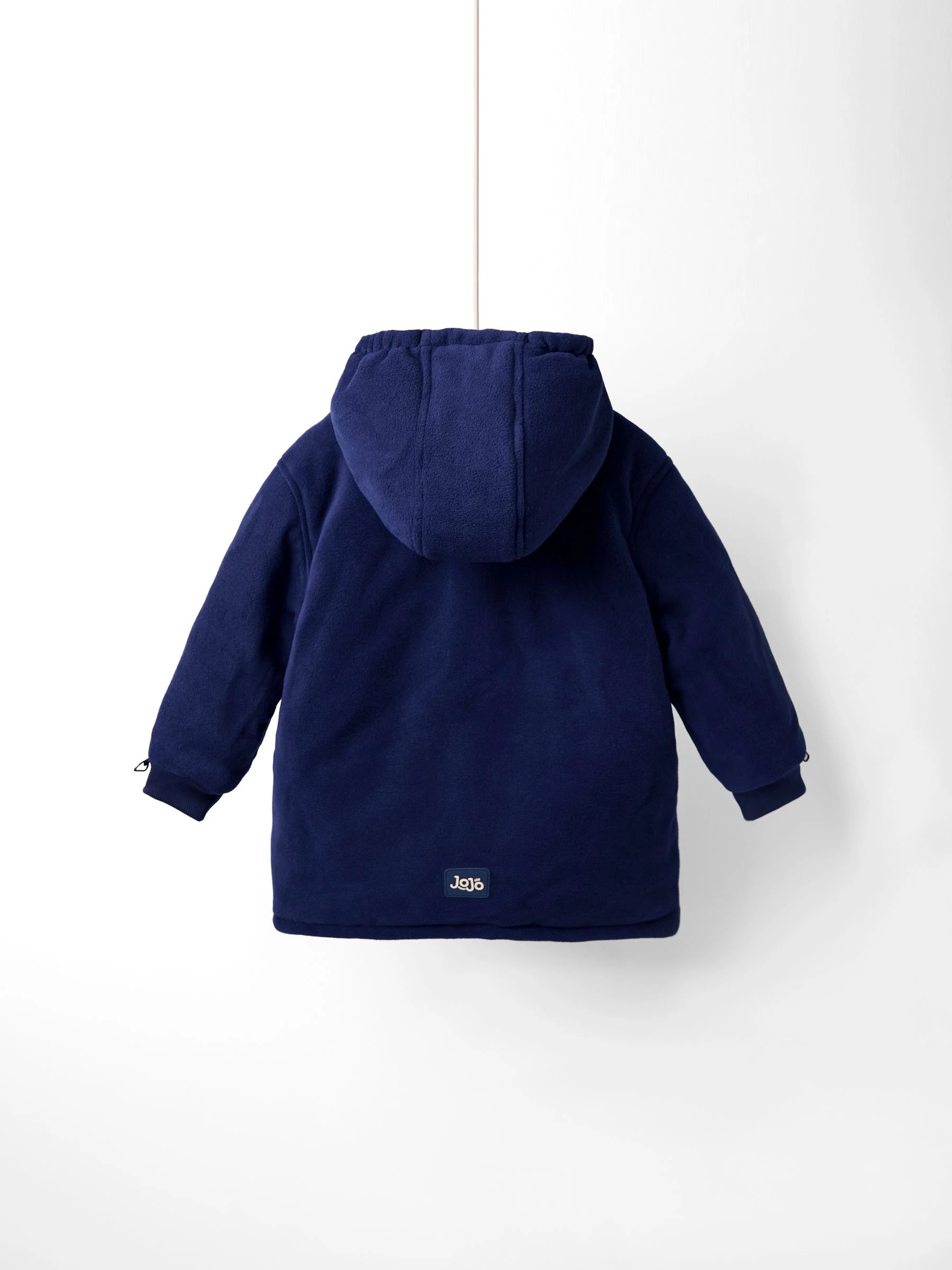 Marineblauw met raket - JoJo Maman Bébé omkeerbaar jack met fleece voering