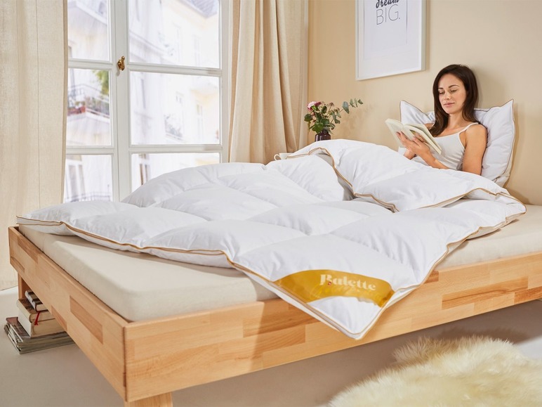 deLuxe carré ganzendonzen dekbed Gold-Edition warm