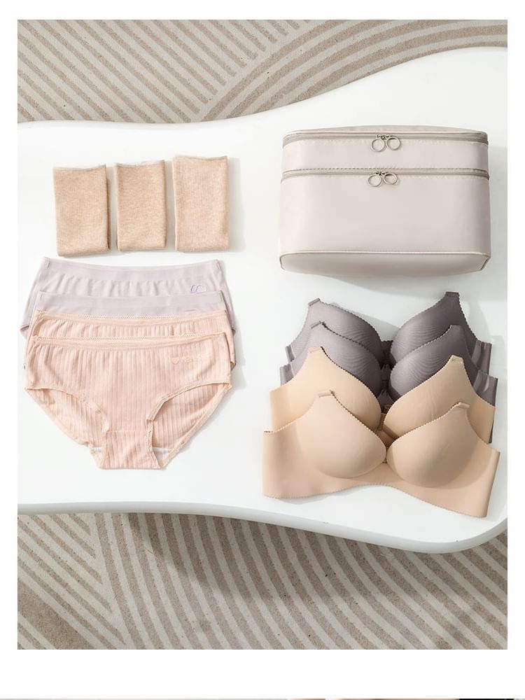 On My Mind - Reiskledingorganizer van effen stof