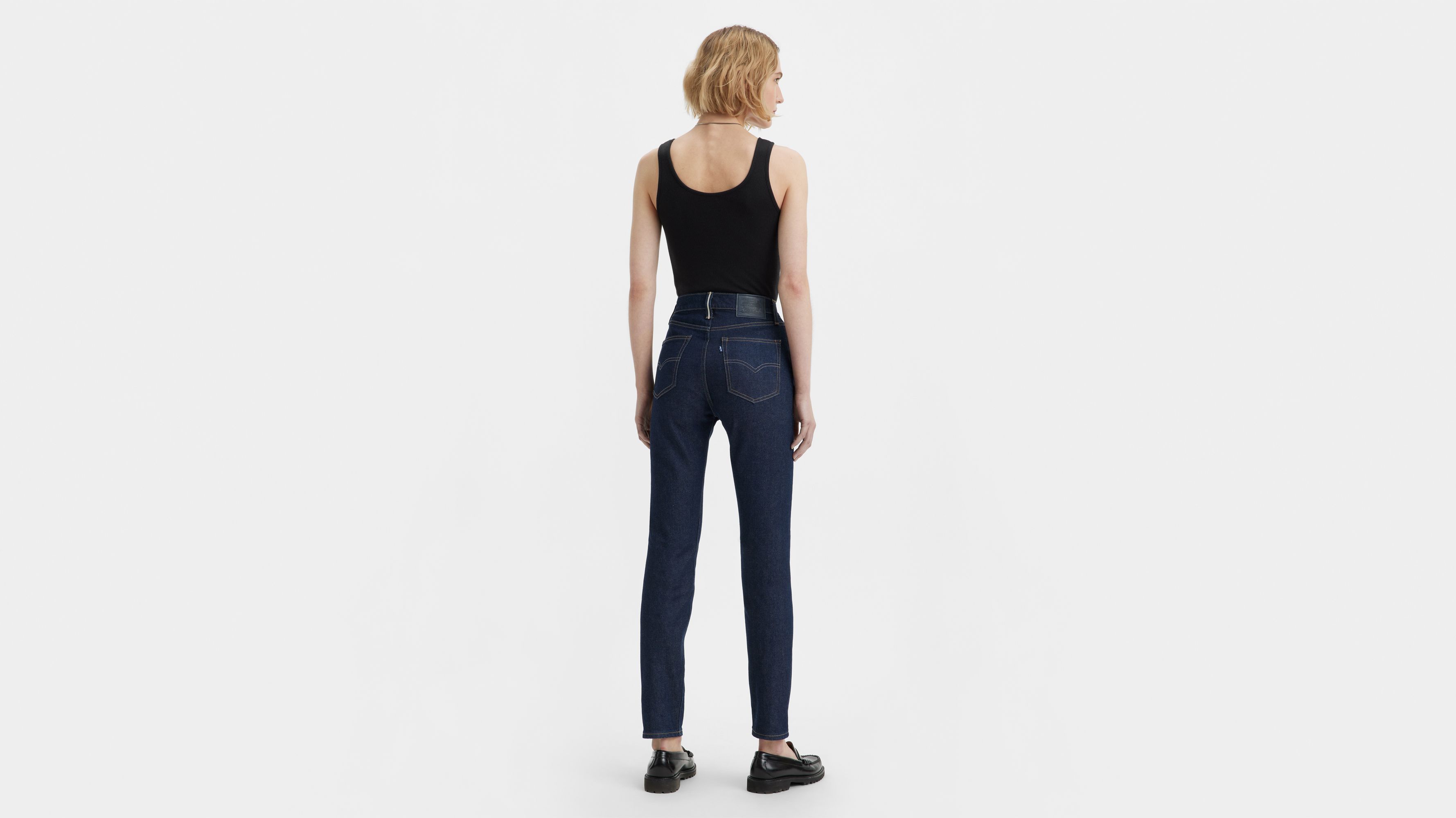 Jean Levi's® taille haute - Moj Hr Slim Dark Rinse - Bleu