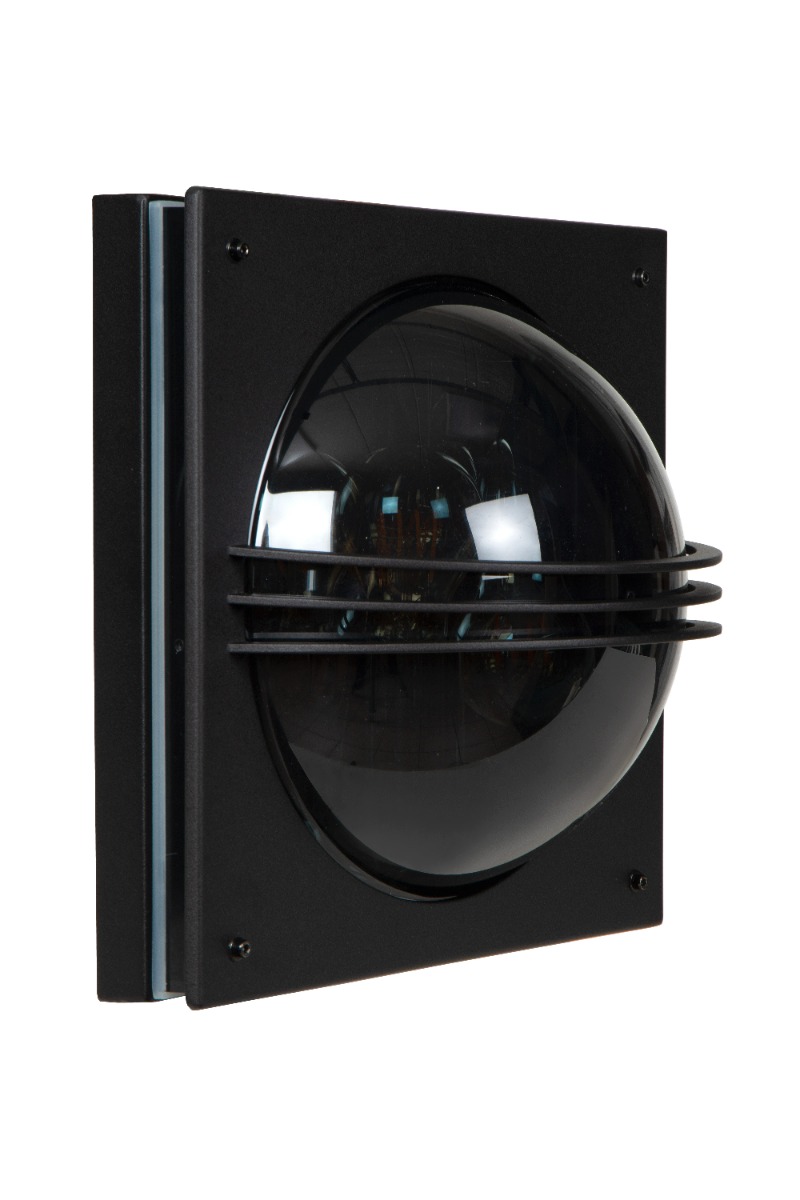 Lucide Privas wandlamp 60W 30x30cm zwart