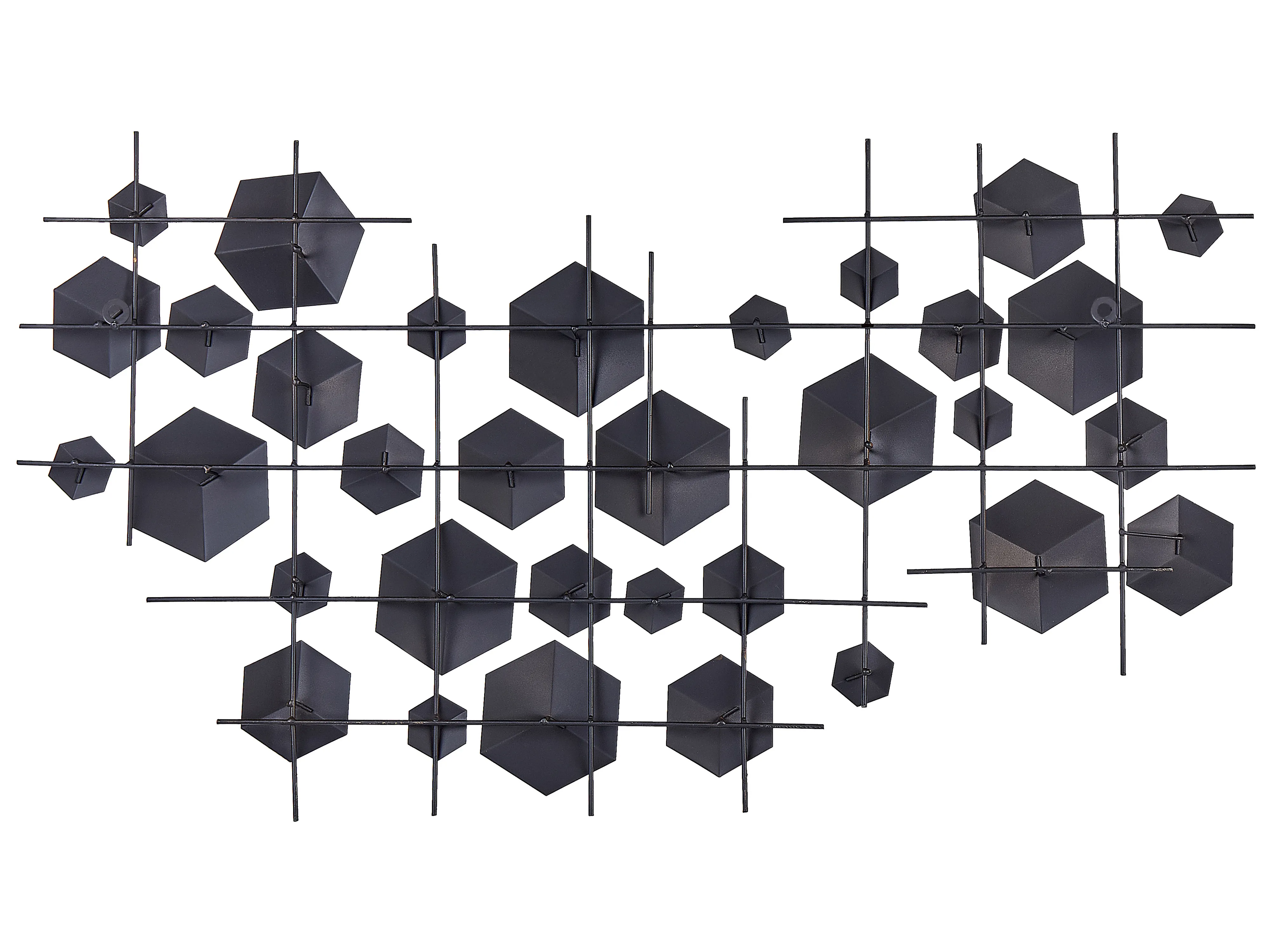 Wanddecoratie FLEROVIUM Metaal 45 cm Goud
