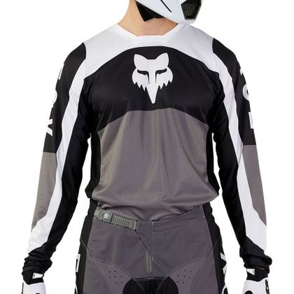 Maillot cross Fox 180 - NITRO 2024 - Noir / Gris