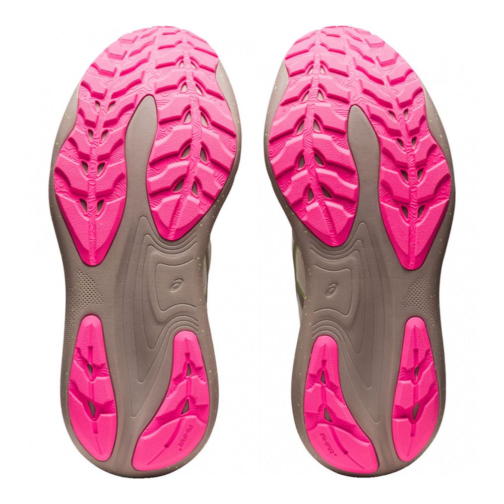 Asics GEL-NIMBUS 25 TR - Chaussures running Femme nature bathing/lime green