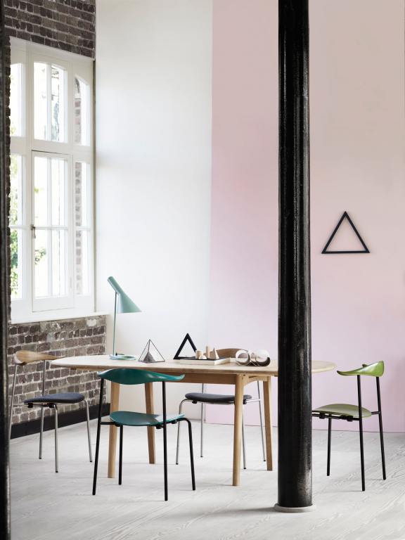 Carl Hansen & Son CH002 uitschuifbare tafel 188x90 gezeept beuken