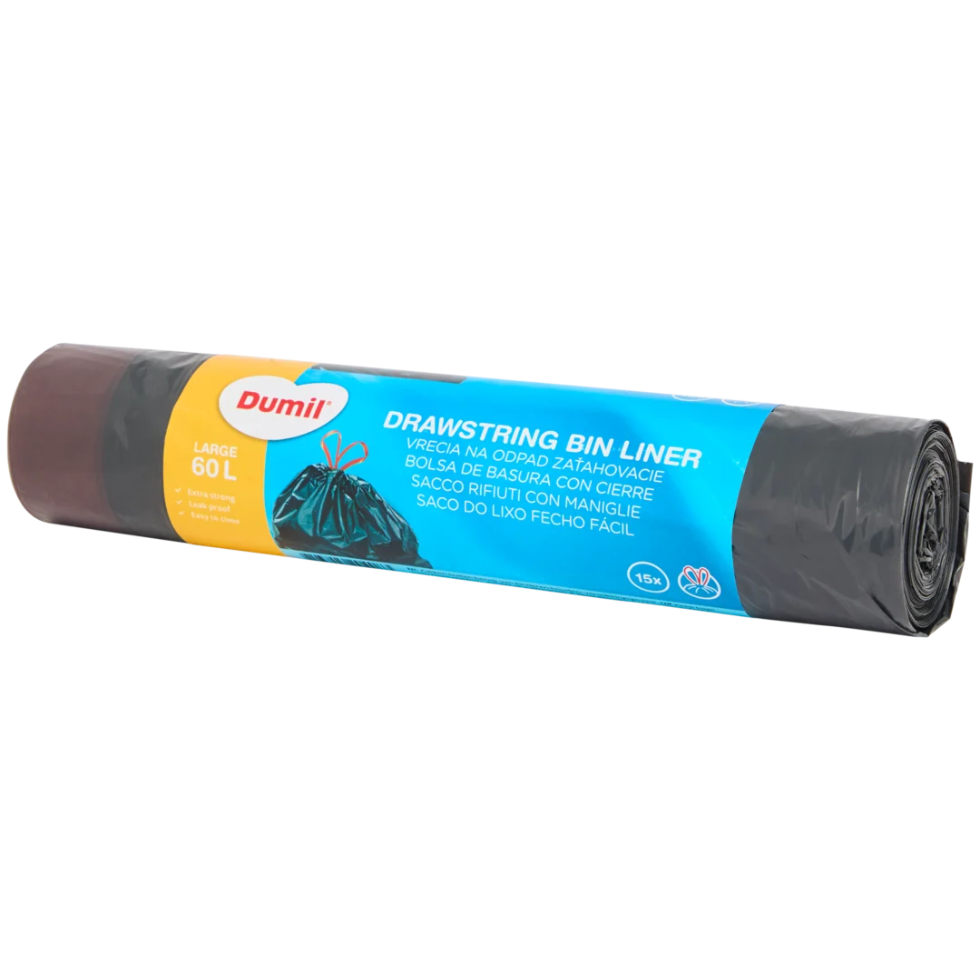 Dumil huisvuilzakken 60 liter | 15 stuks