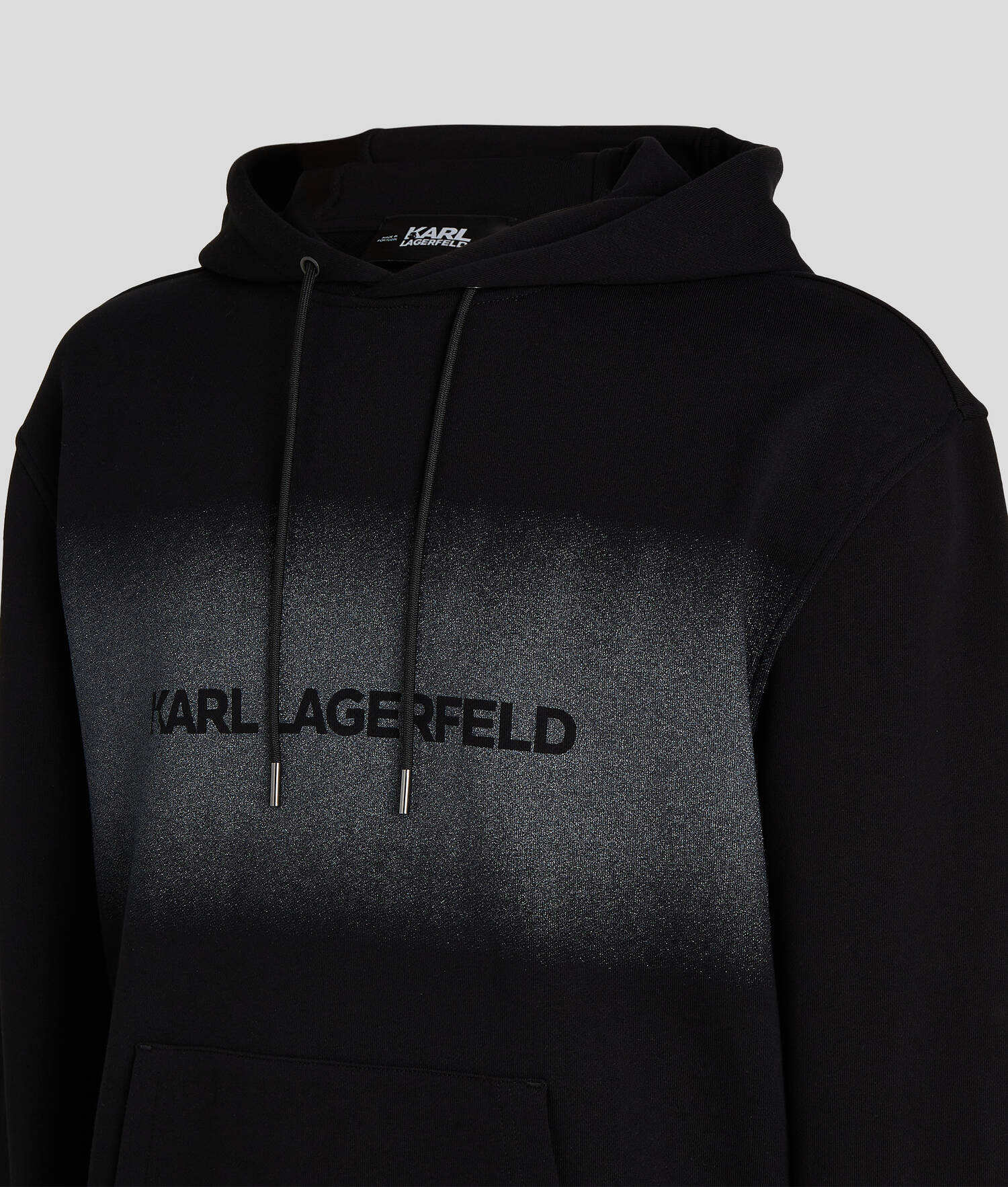SWEAT À CAPUCHE AVEC LOGO KARL DÉGRADÉ