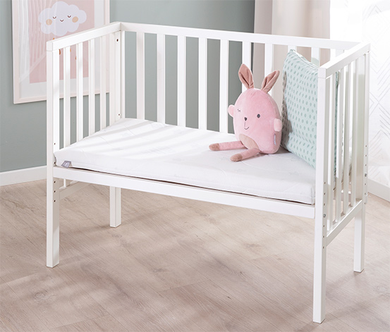 roba 2-in-1-Beistellbett »safe asleep®«, weiß