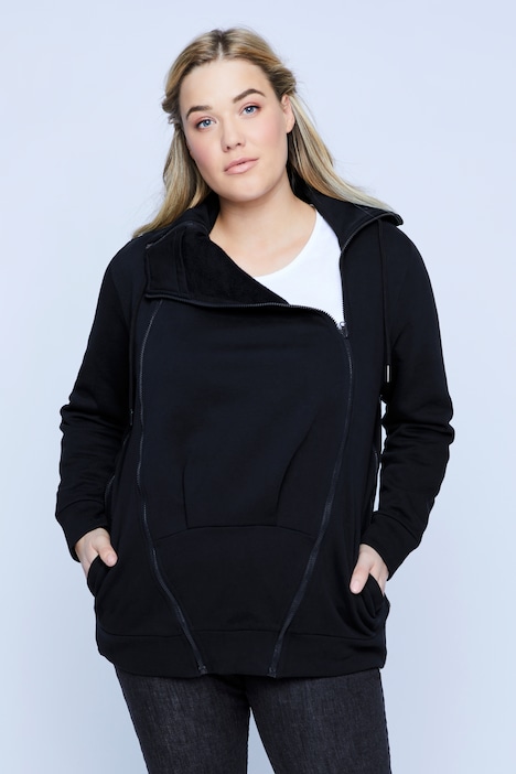 Bellieva-Sweatshirt, auszippbarer Einsatz, Langarm, Biobaumwolle, GOTS