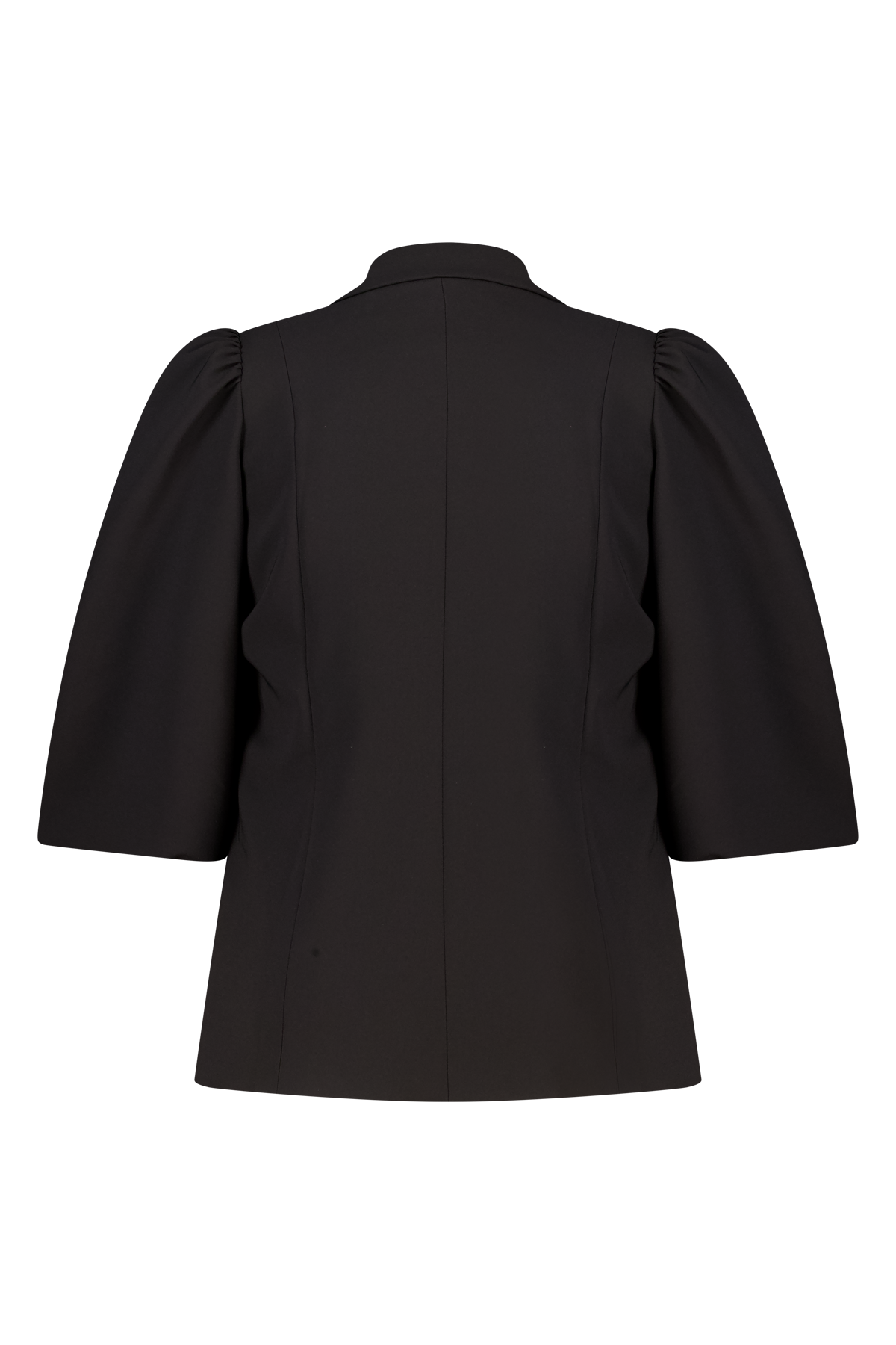 Blazer met pofmouwen Zwart