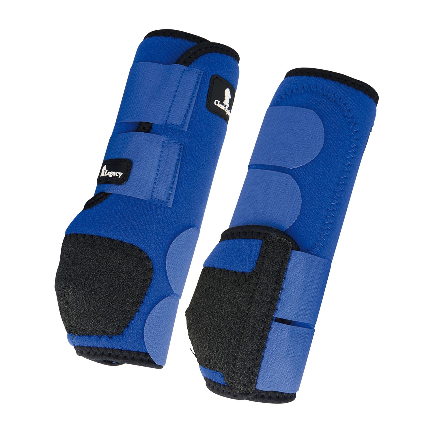 Classic Equine US-Hippopren-Gamaschen, vorne  - blau