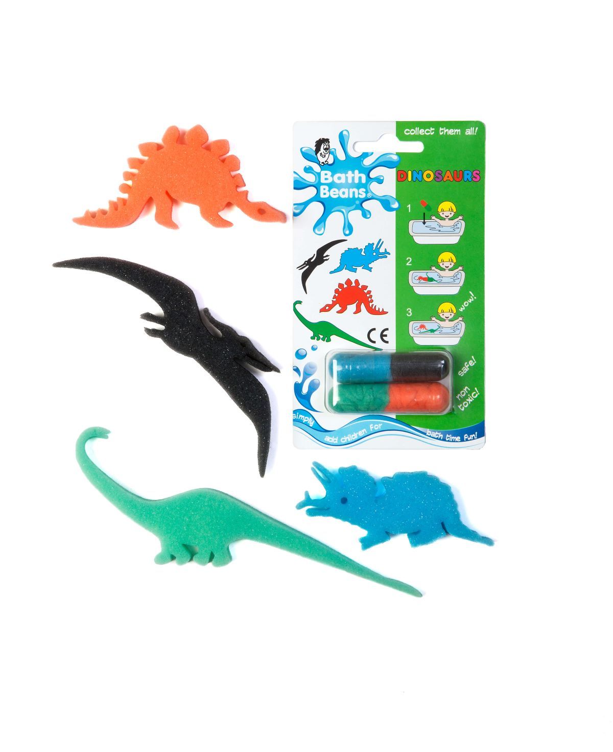 The Bean People Bath Beans Dinosaurs