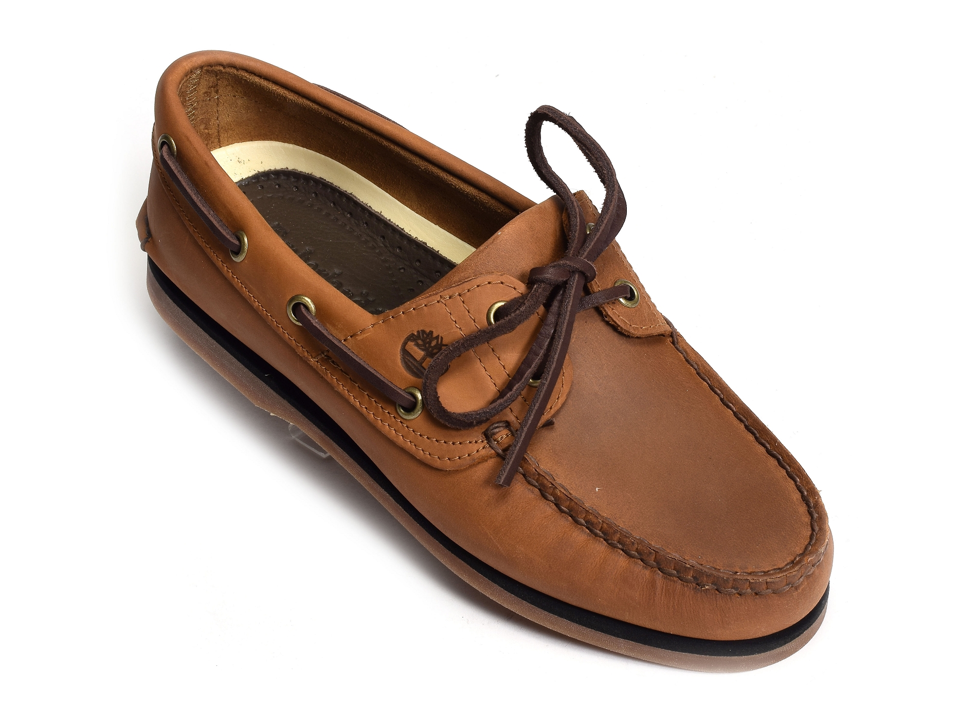 Classic boat shoe camel