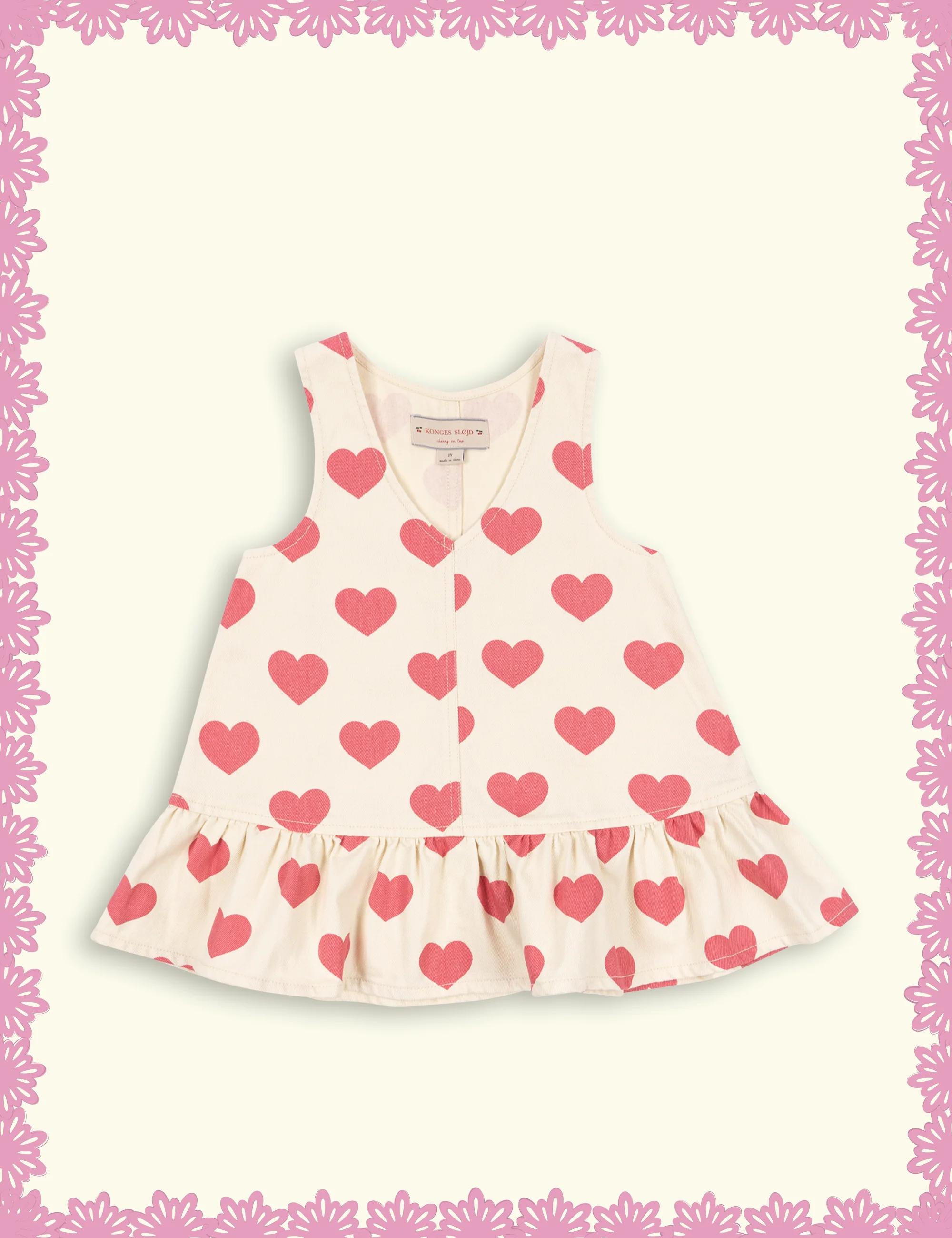 Magot kjole - bon coeur pink - 2Y