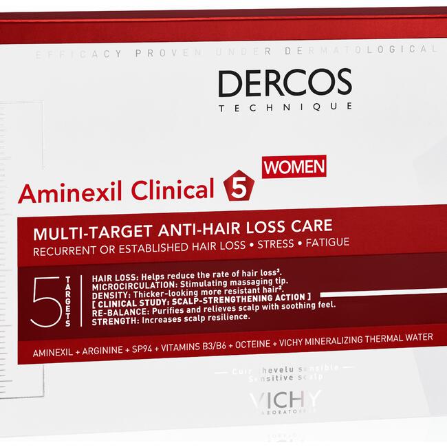 Vichy Dercos Aminexil Clinical Anti Hair Loss Women 21 stuks