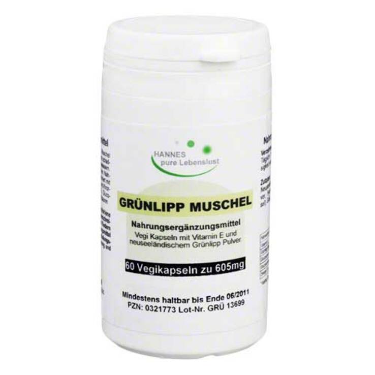 Grünlipp Muschel Kapseln, 60 St