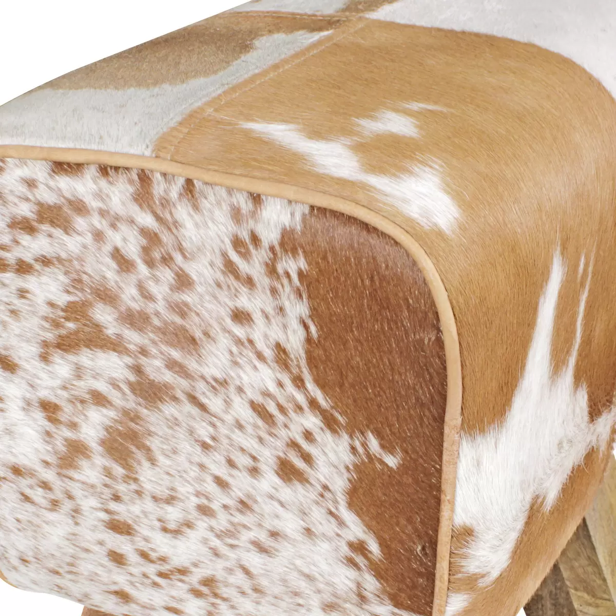 Hocker Castres braun,weiss