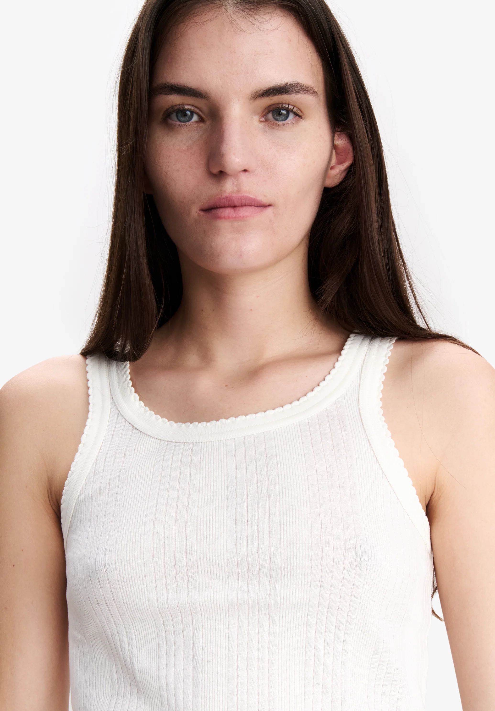 Débardeur blanc en coton bio - Blanc