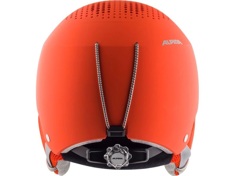 alpina Helm Zupo Pumpkin-Orange Mat, S Kinder-Skihelm