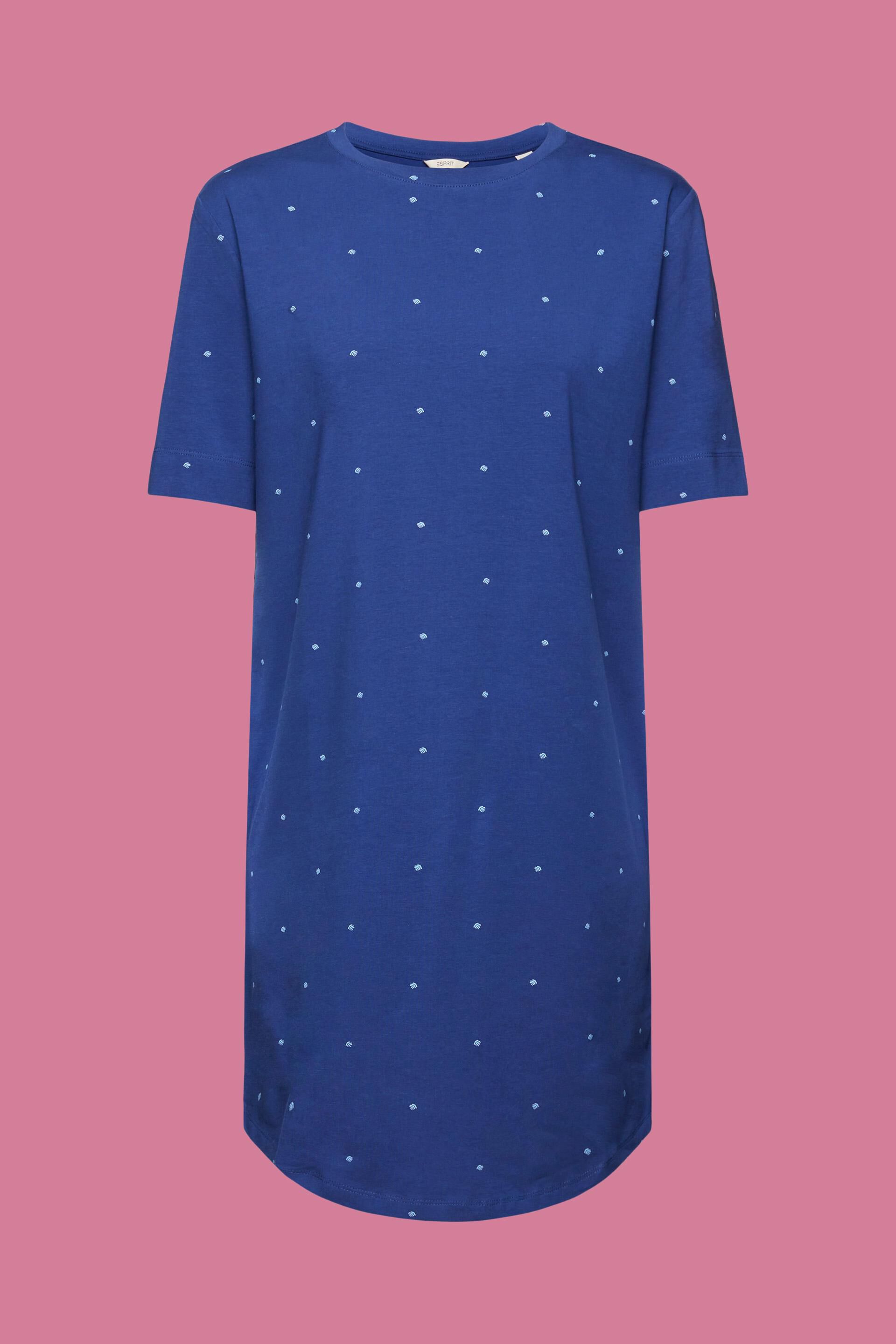 Chemise de nuit à motif all-over