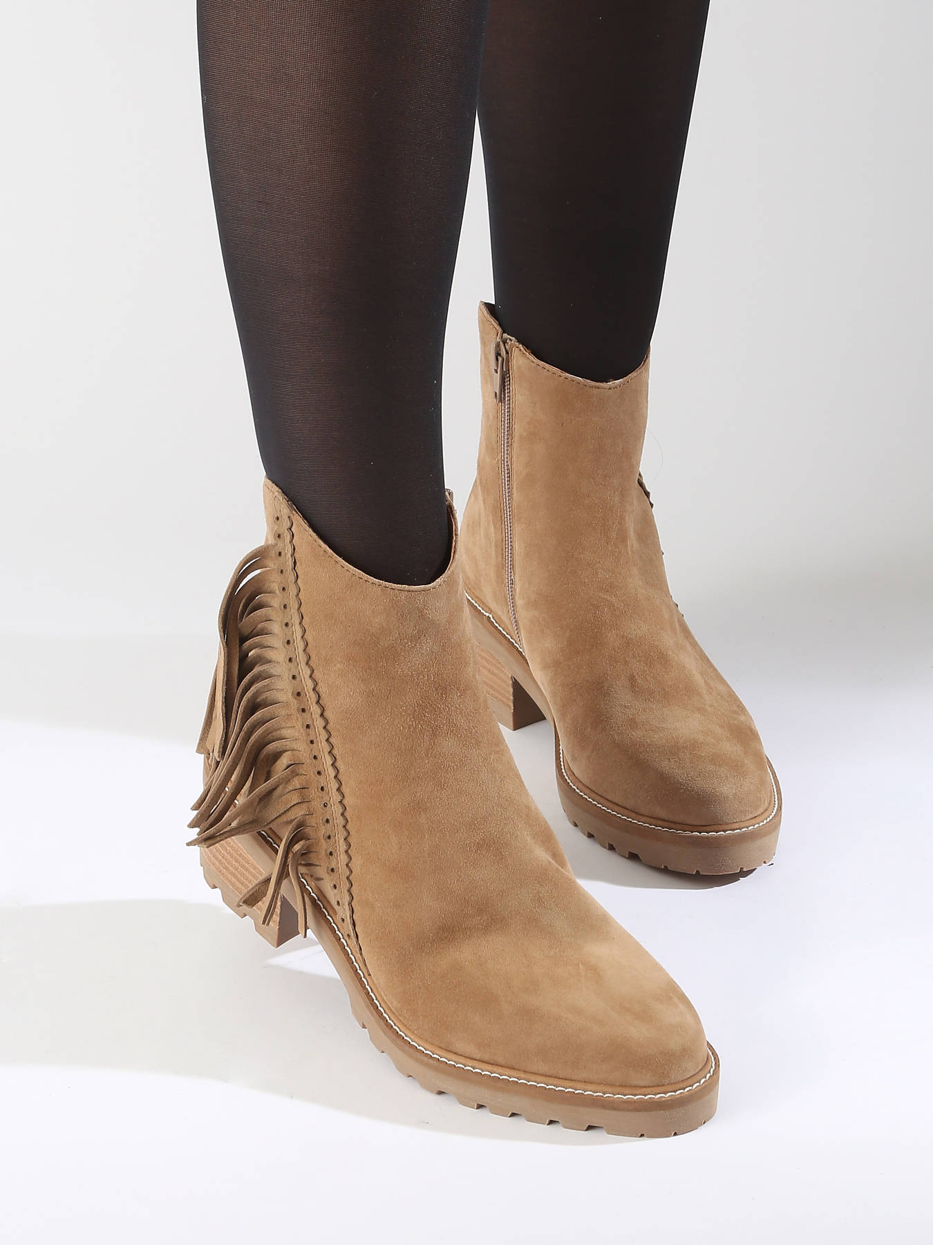 Bottines  talon Queller en cuir MAM'ZELLE