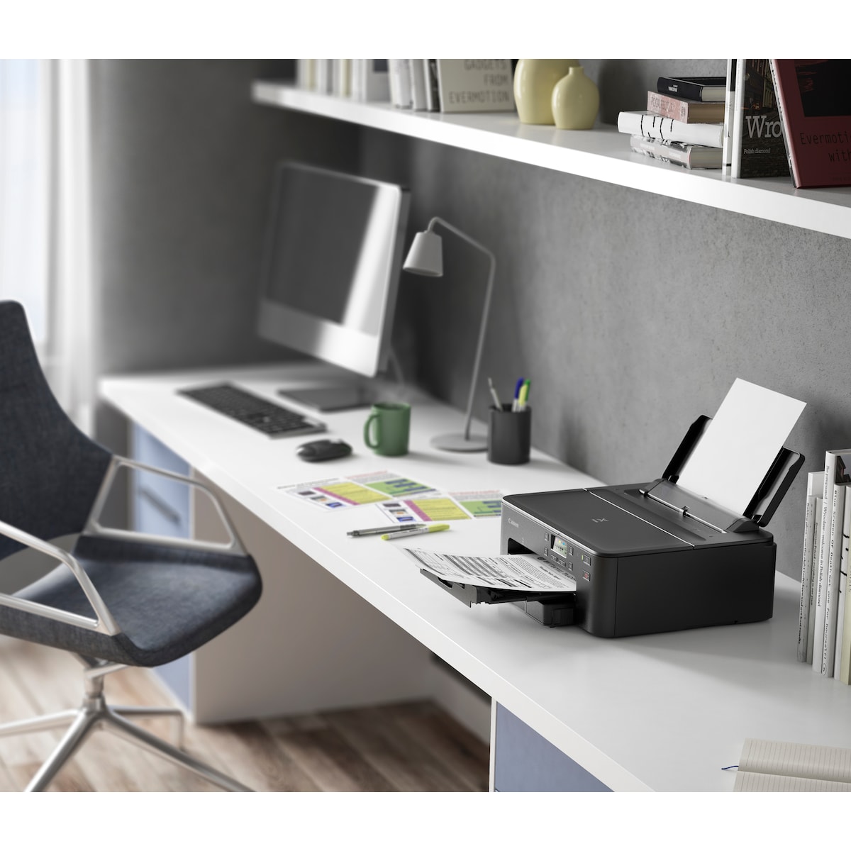 Canon Pixma TS705A inkjet printer (sort)
