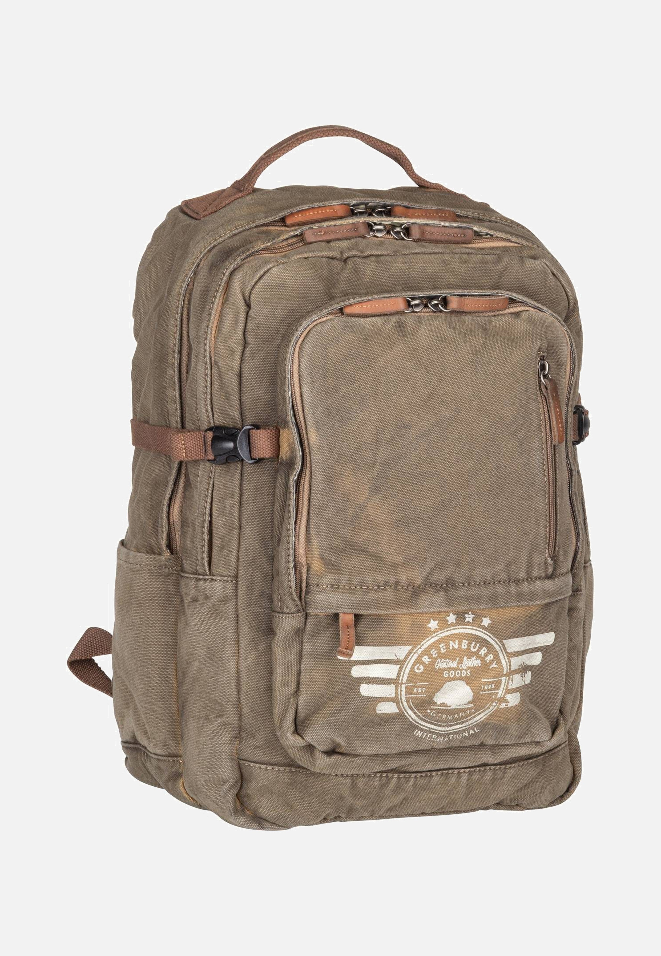 Vintage Aviator Harvard 5889 Khaki - Rucksack