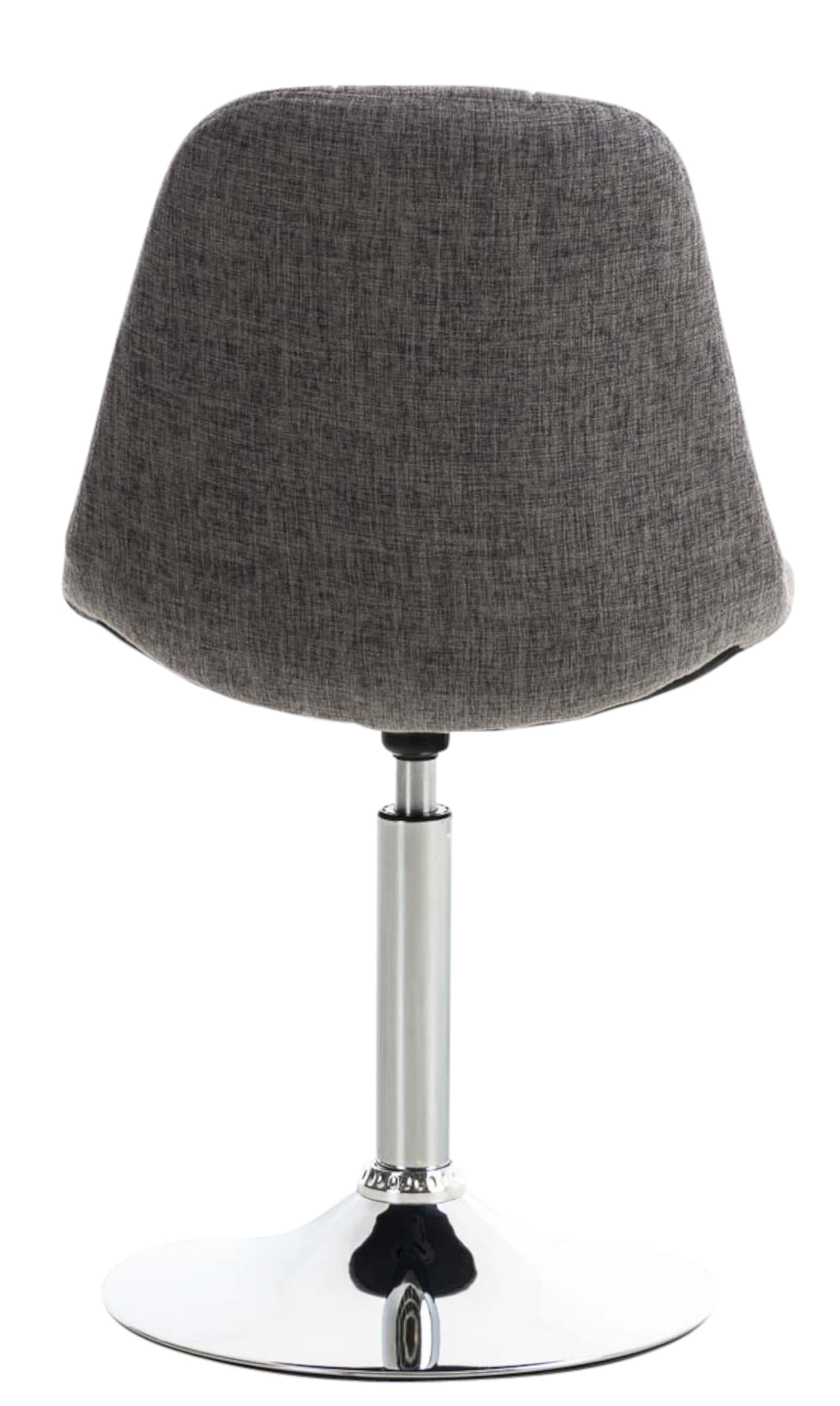 CLP 2er Set Stühle Emil Stoff I Mit Gestepptem Sitz I Drehstühle Mit Trompetenfüße In Chromoptik